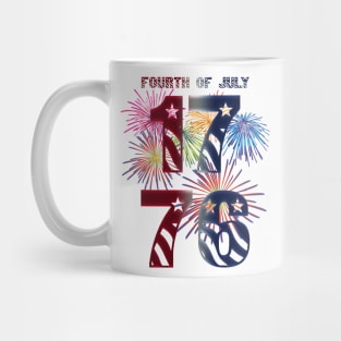 1776 Fourth Of July Independence Day Mug